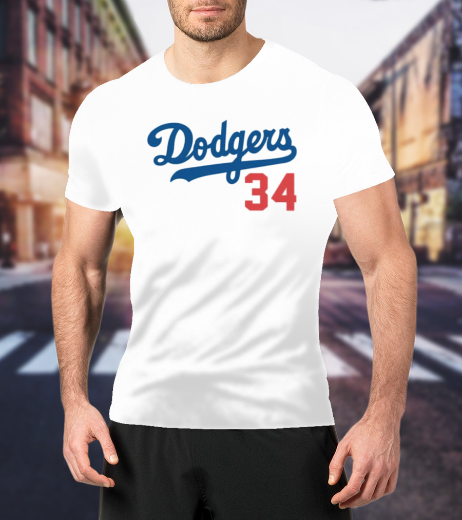 Dodgers 34 Los Angeles Jack Honoring El Toro Fernando Valenzuela T-Shirt