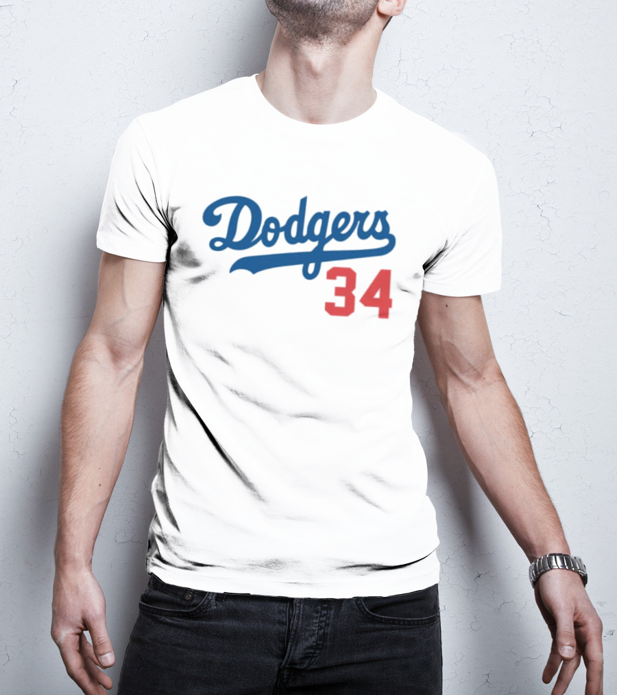 Dodgers 34 Los Angeles Jack Honoring El Toro Fernando Valenzuela T-Shirt