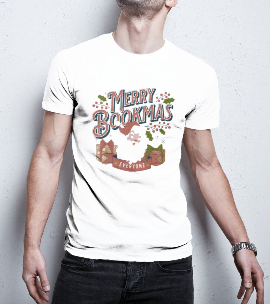 Merry Bookmas Everyone Christmas T-Shirt