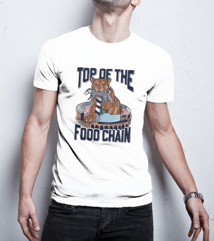 Top Of The Food Chain Penn State Nittany Lions Wisconsin Badgers Stadium Battle T-Shirt