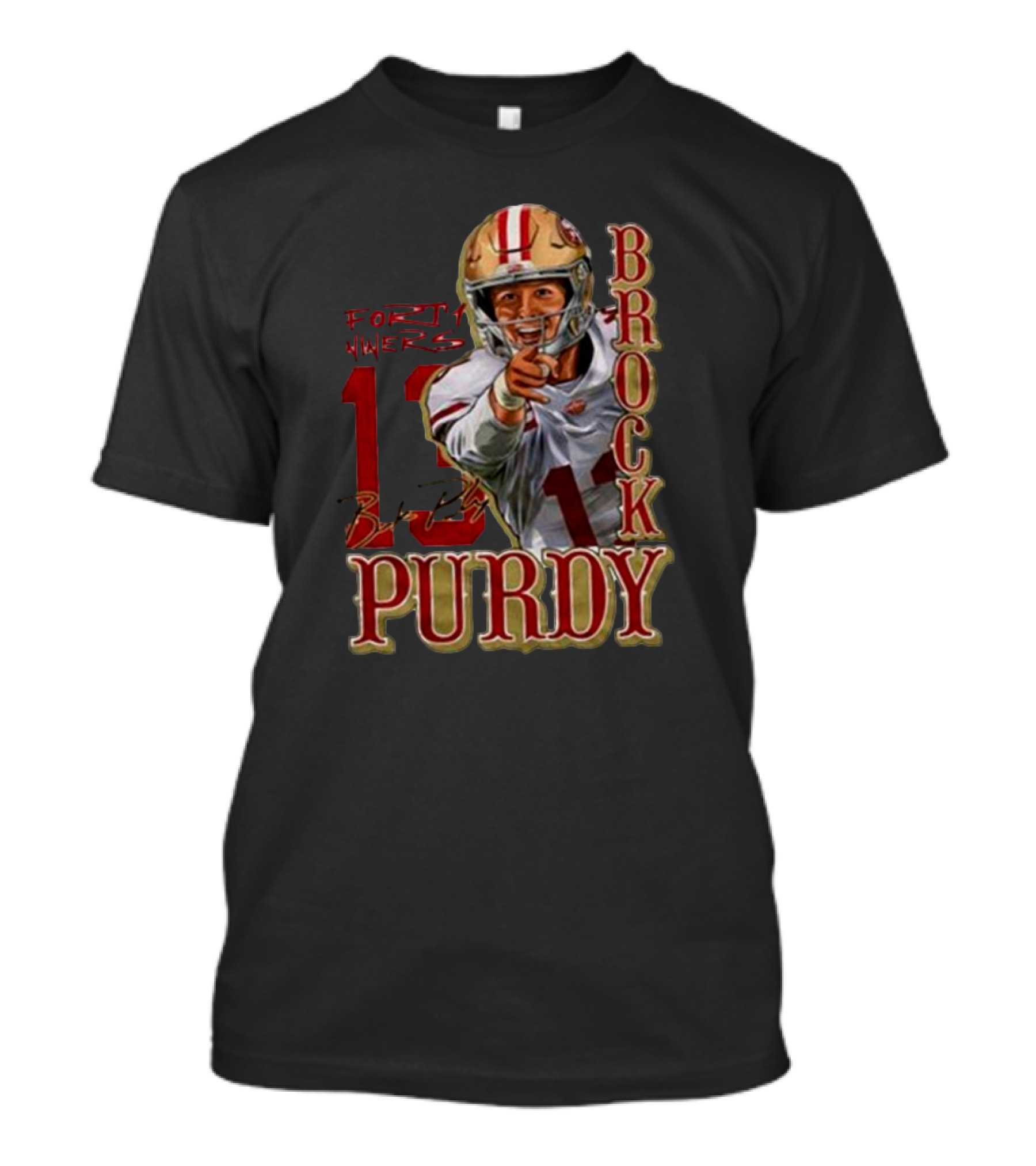 Brock Purdy 13 San Francisco 49ers Signature T-Shirt