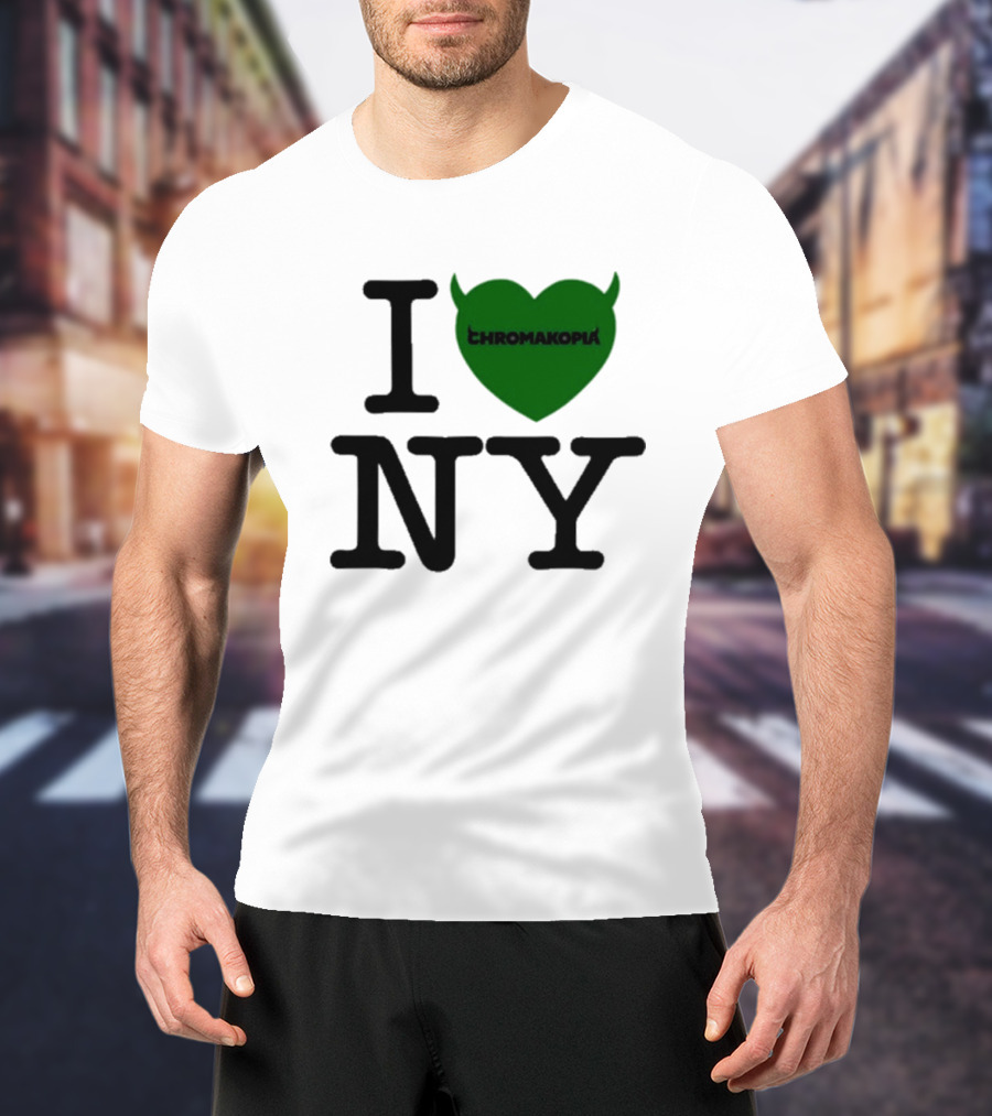 I Love Chromakopia NY Devil Heart T-Shirt