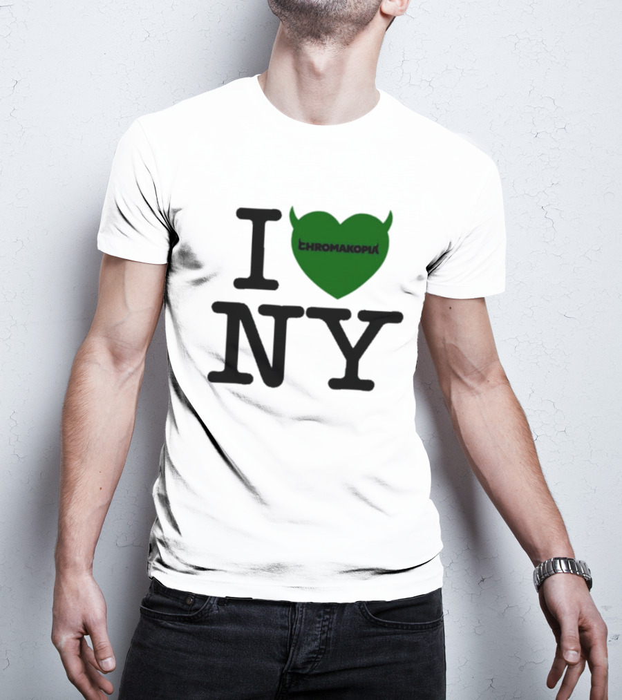I Love Chromakopia NY Devil Heart T-Shirt