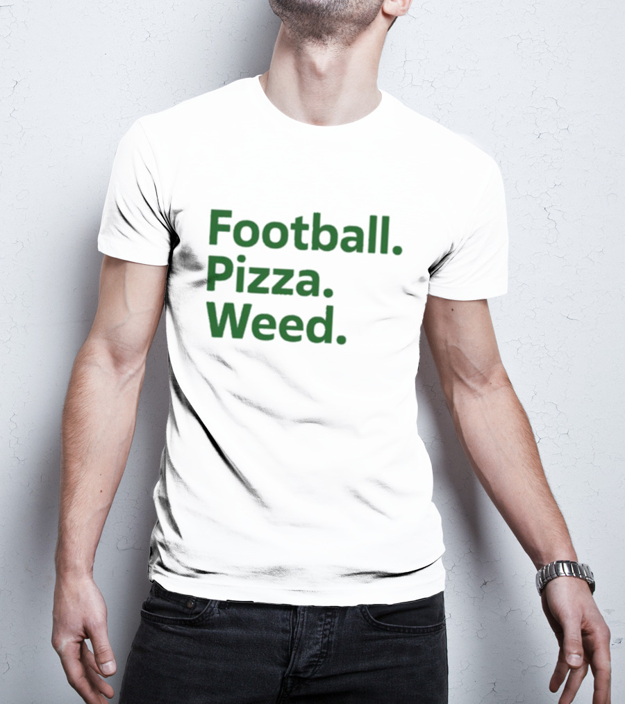 Dave Portnoy Football Pizza Weed Essentials T-Shirt