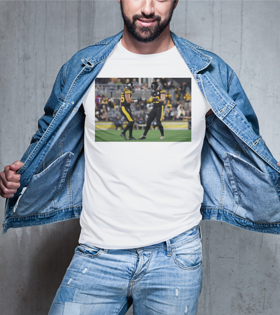 Pittsburgh Steelers T.J. Watt And Alex Highsmith Defensive Edge Duo Dominance T-Shirt
