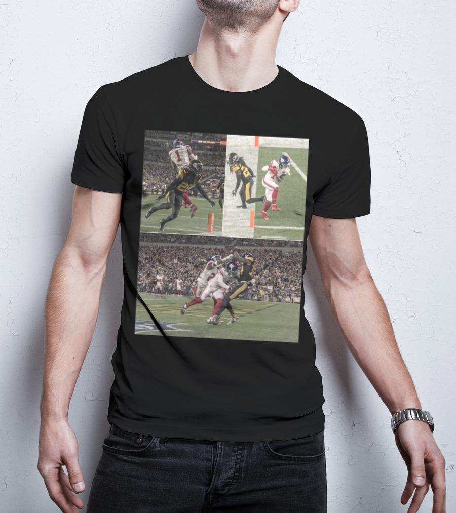 Malik Nabers George Pickens Both Close Scoring Touchdowns Football Moments T-Shirt