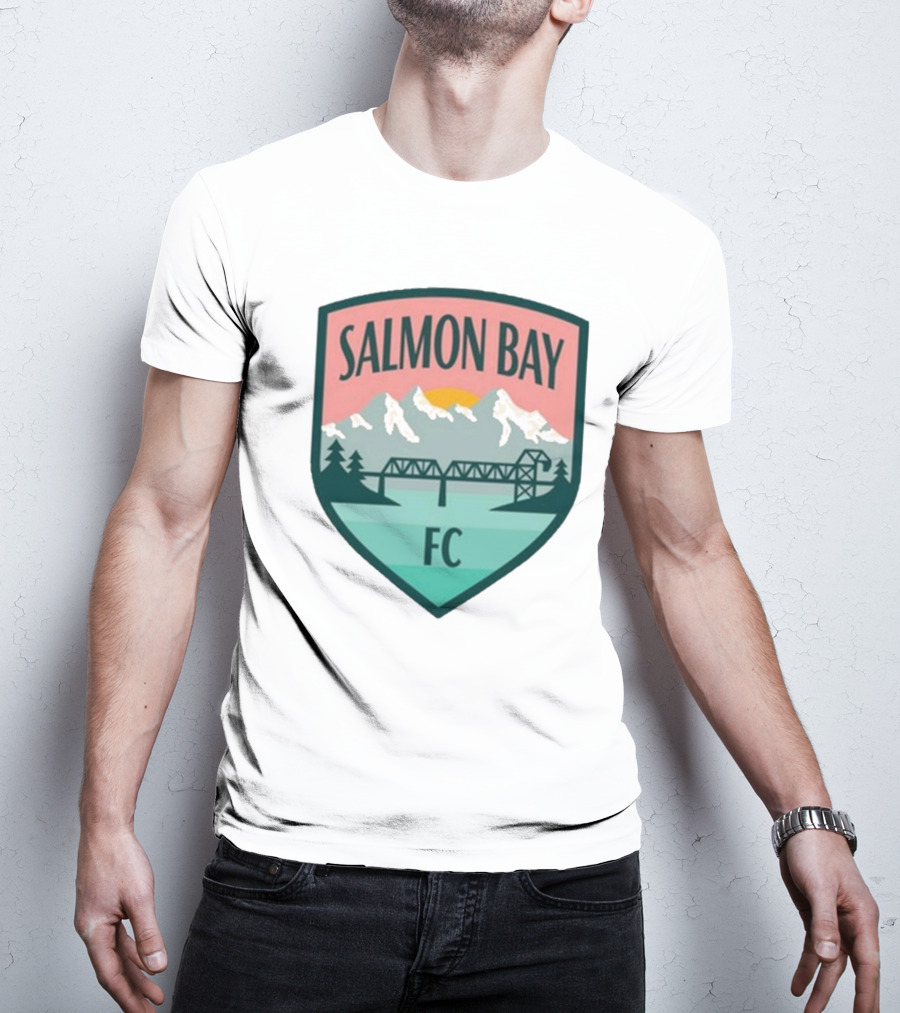 Ballard FC Salmon Bay FC Salmon Bay Mountain Bridge Vintage T-Shirt