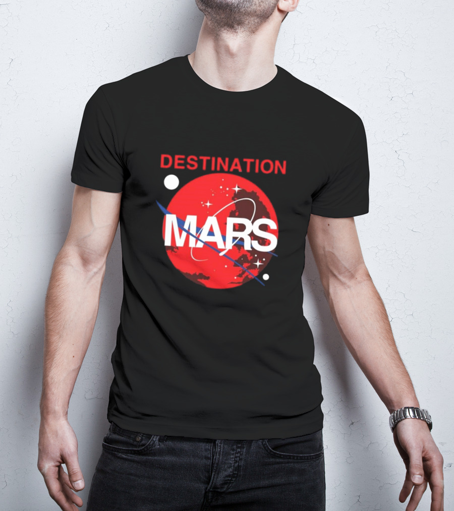 Buzz Aldrin Destination Mars NASA Space Exploration T-Shirt