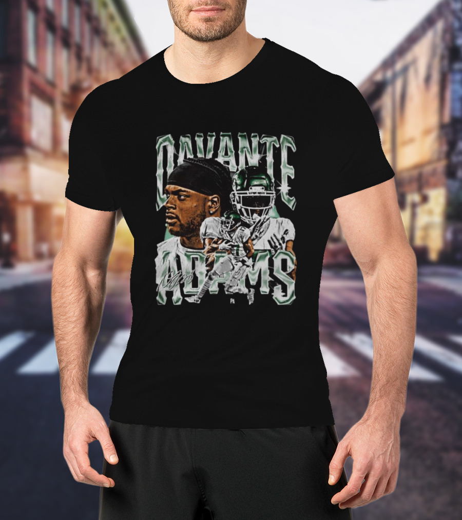 Davante Adams New York Jets Signature T-Shirt