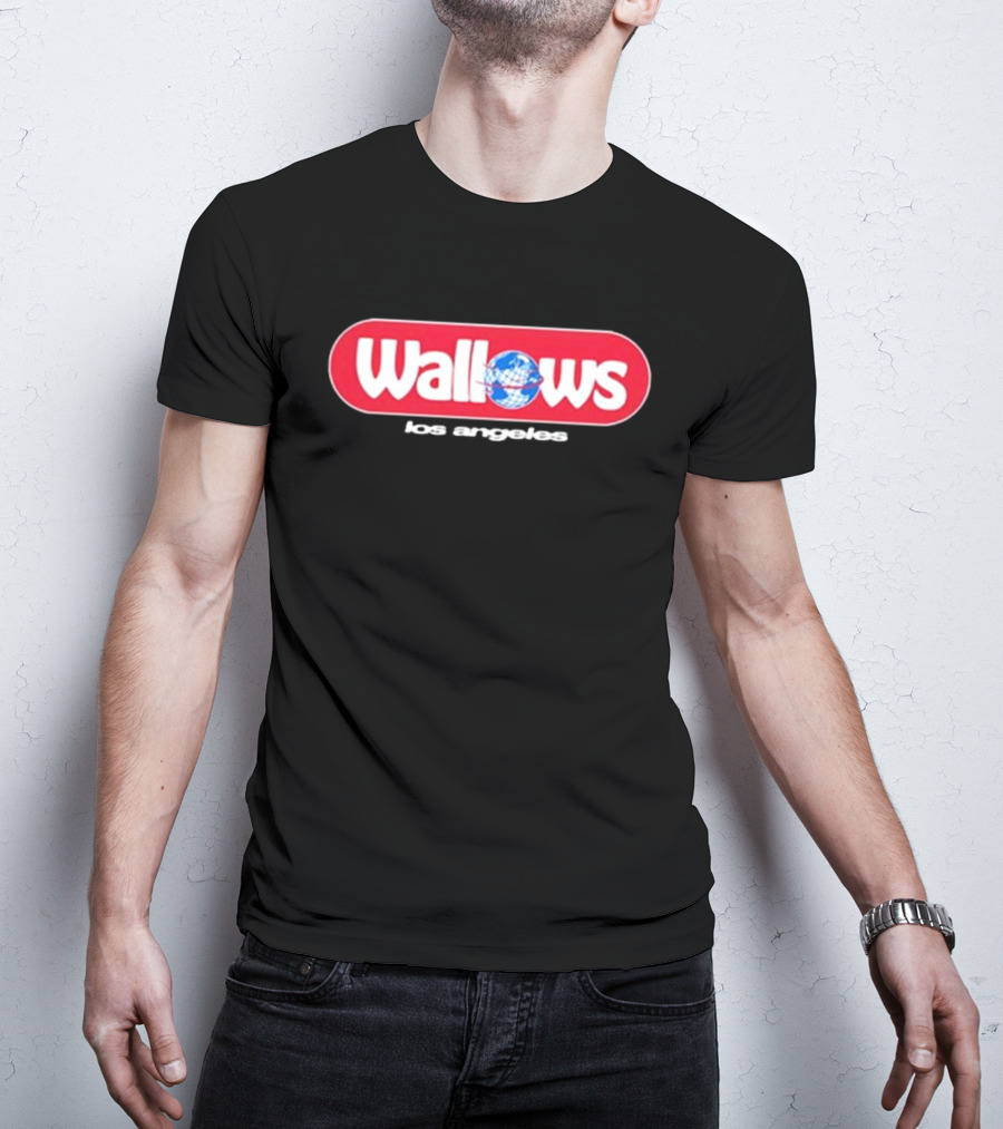 Wallows Globe Logo Los Angeles T-Shirt