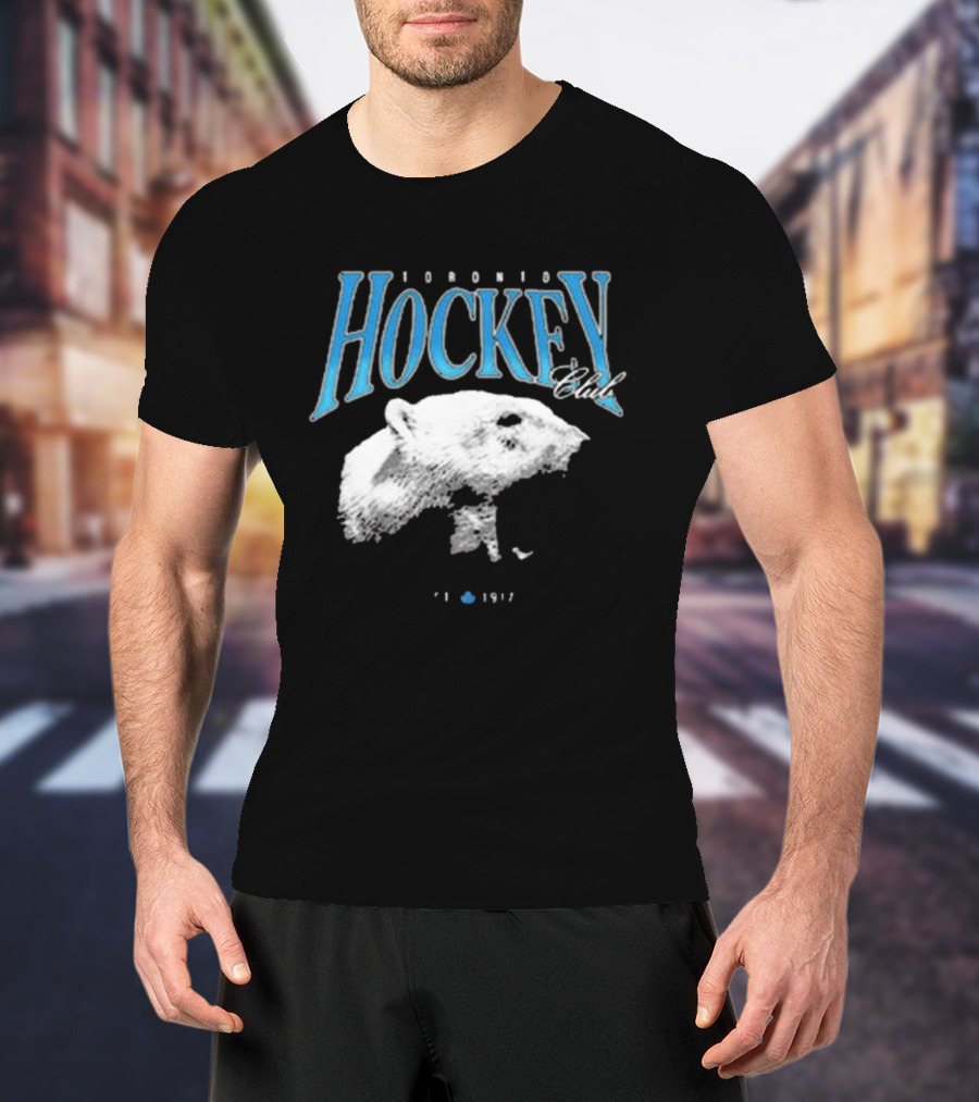 Toronto Hockey Club Est 1917 Flowbuds Vintage Ice Bear T-Shirt