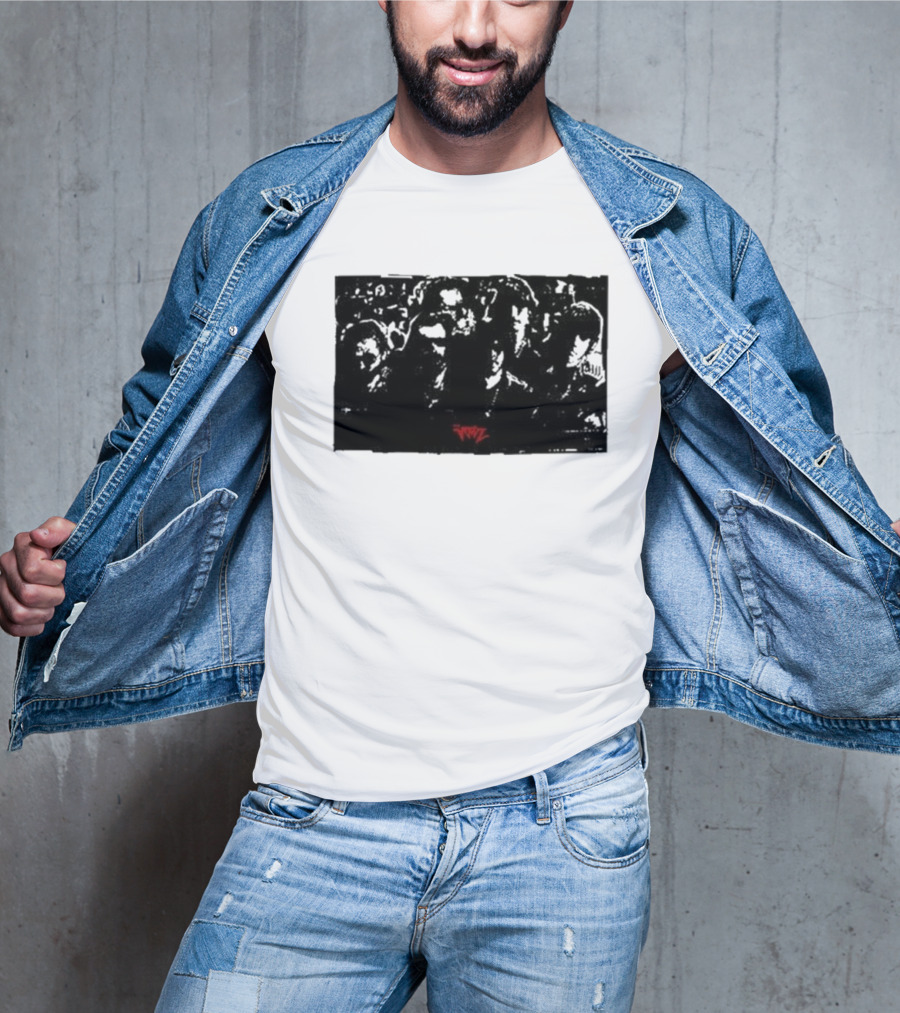 The Voidz Group Photo Black And Red Album Cover Aesthetic T-Shirt