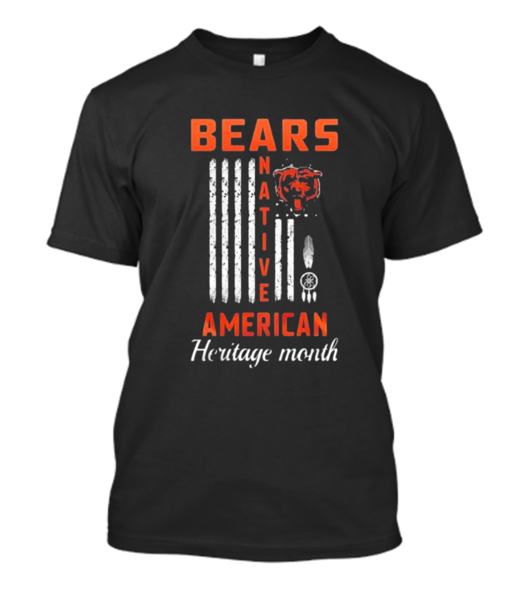 Chicago Bears Native American Heritage Month Bears American Heritage Month T-Shirt