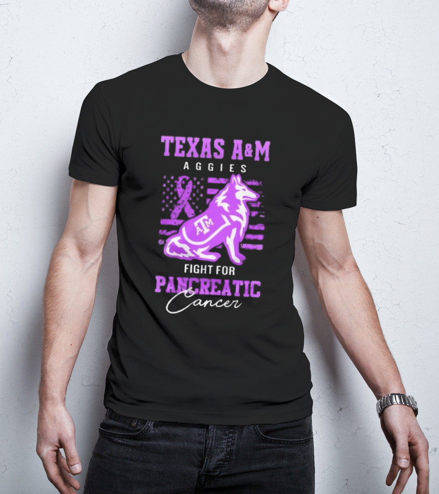 Texas A&M Aggies Fight For Pancreatic Cancer T-Shirt