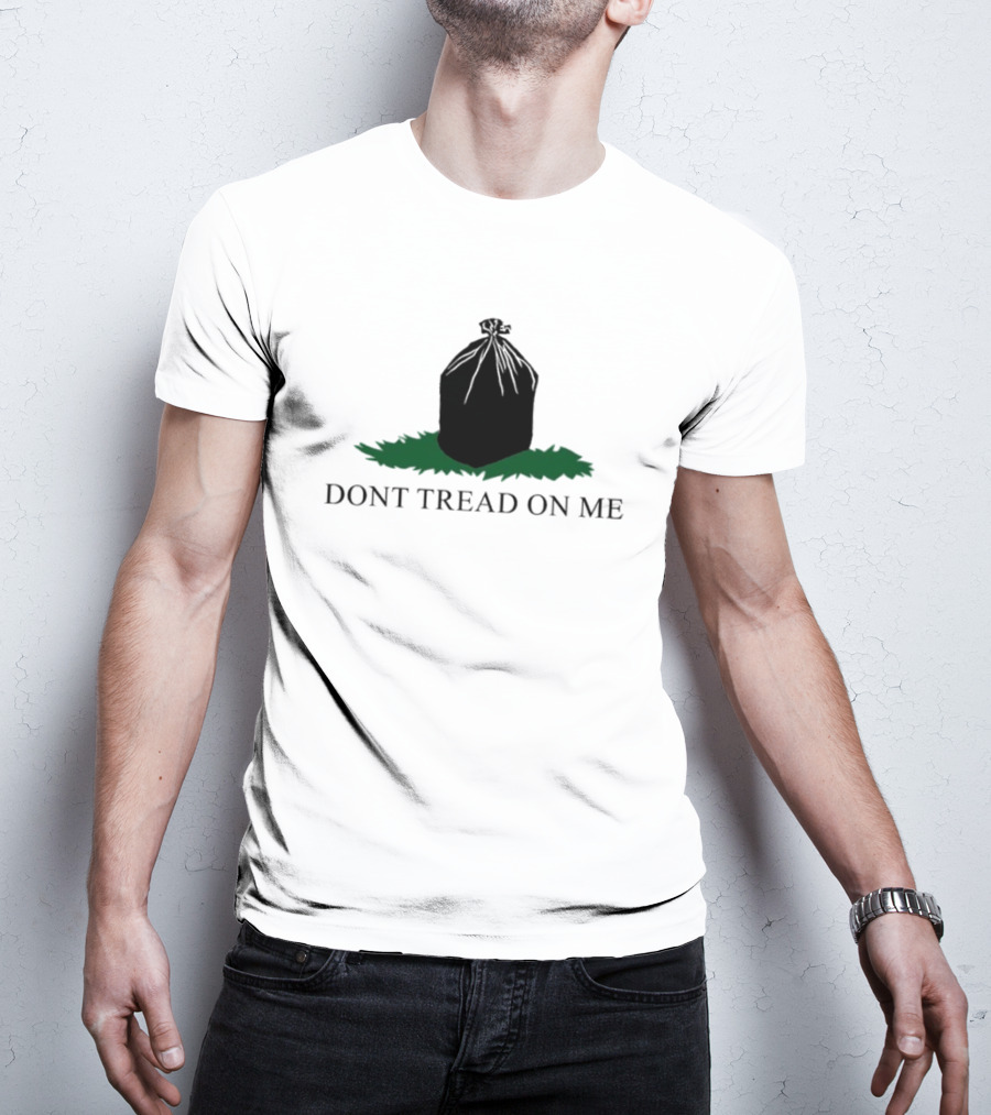 Garbage Bag Dont Tread On Me Iconic T-Shirt
