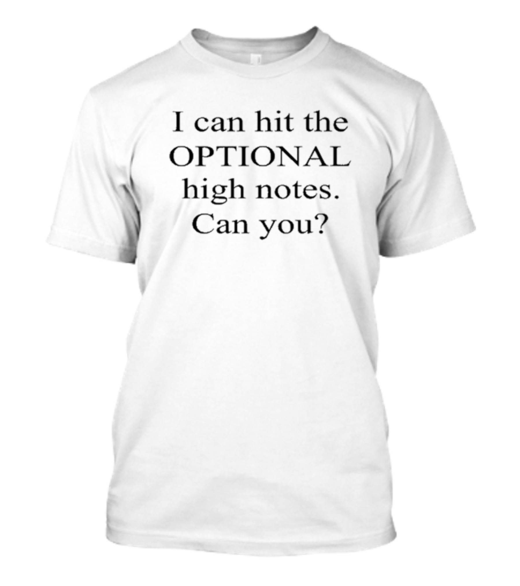 I Can Hit The Optional High Notes Can You T-Shirt