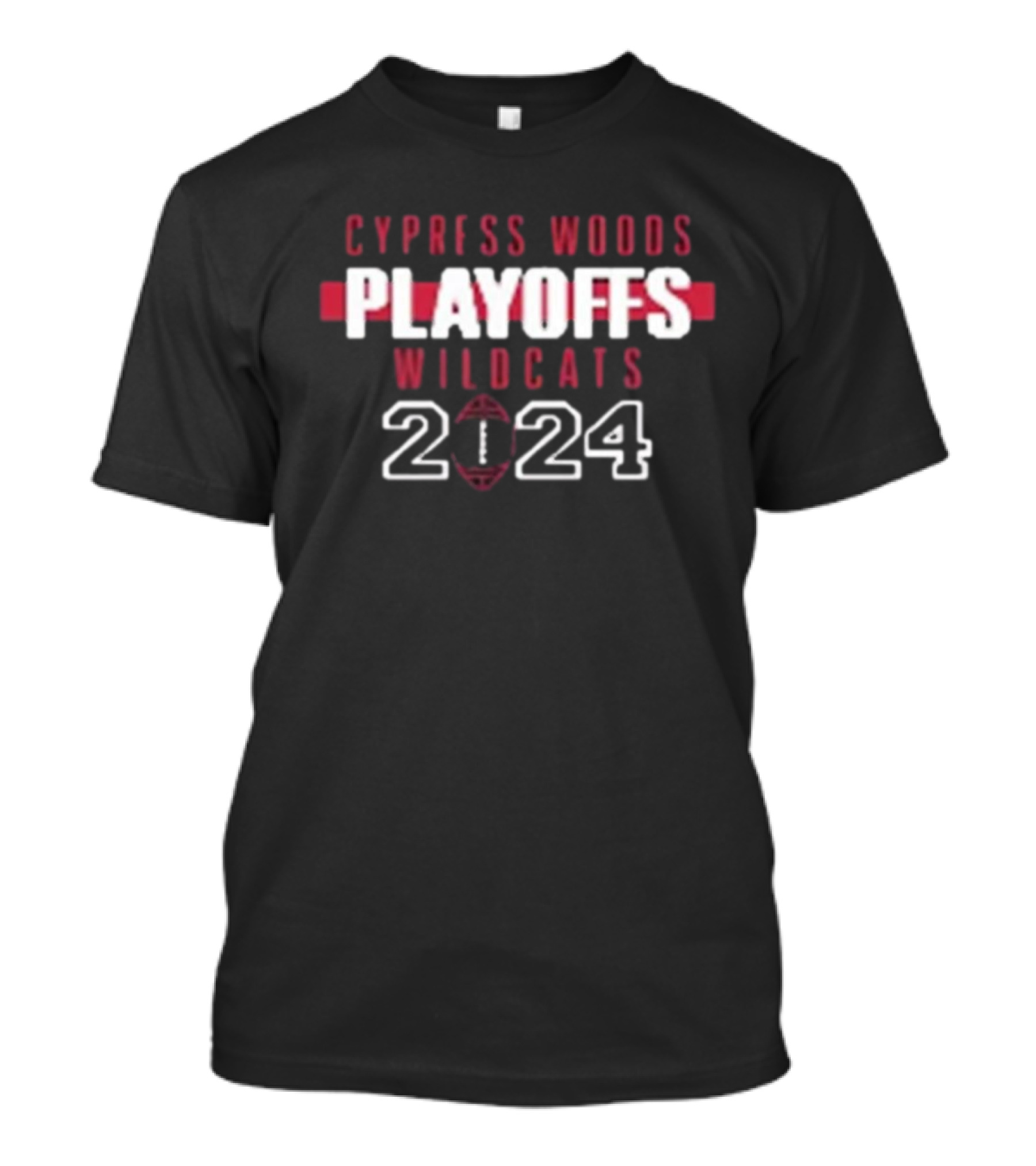 Cypress Woods Wildcats Football Playoffs T-Shirt