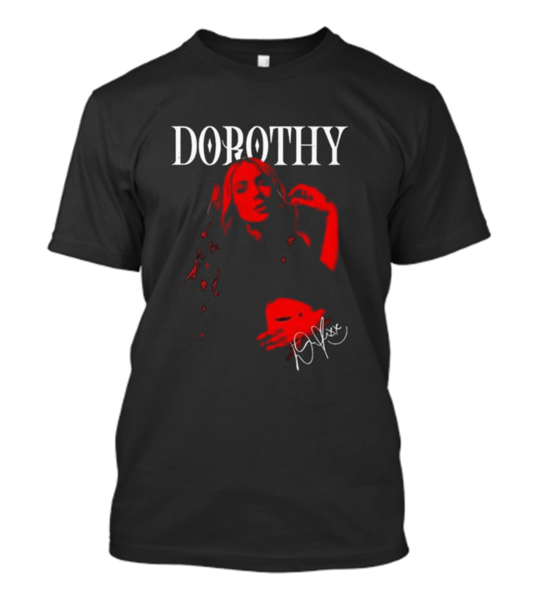 Dorothy Red Portrait Signature T-Shirt