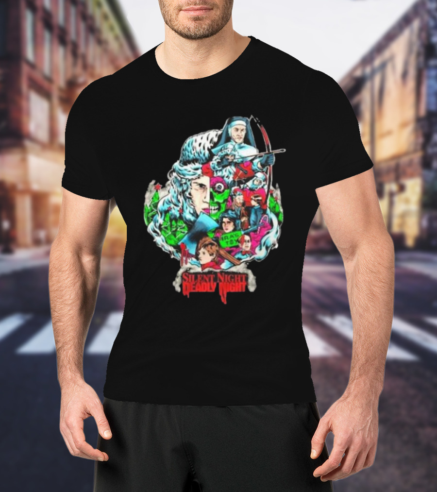 Terrorthreads Silent Night Deadly Night Unwrapping The Horror T-Shirt
