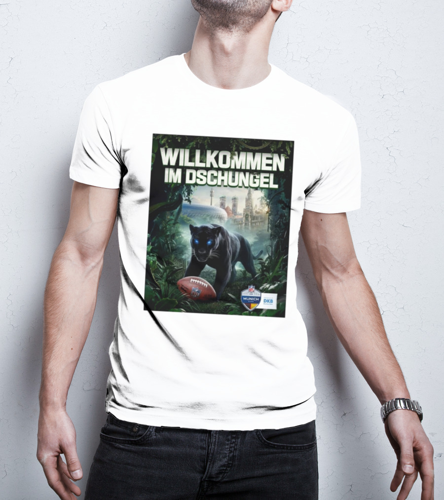 Willkommen Im Dschungel NFL München The Panthers Are Coming T-Shirt
