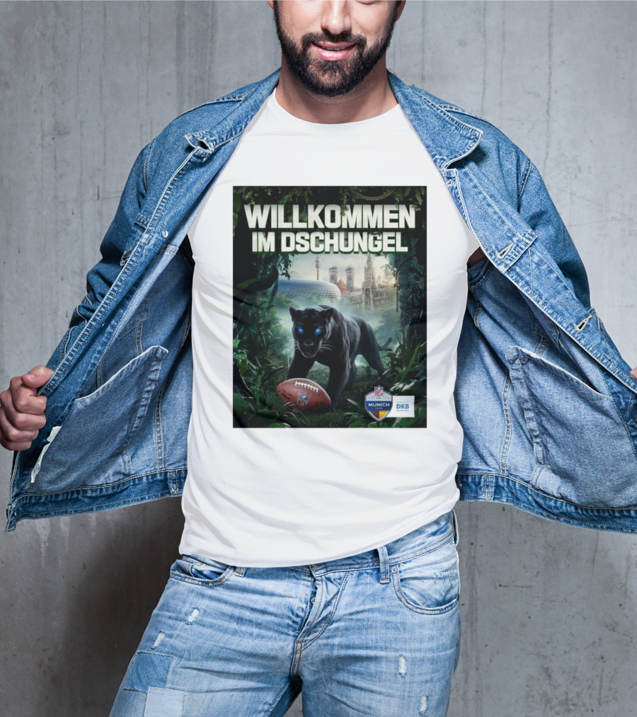 Willkommen Im Dschungel NFL München The Panthers Are Coming T-Shirt