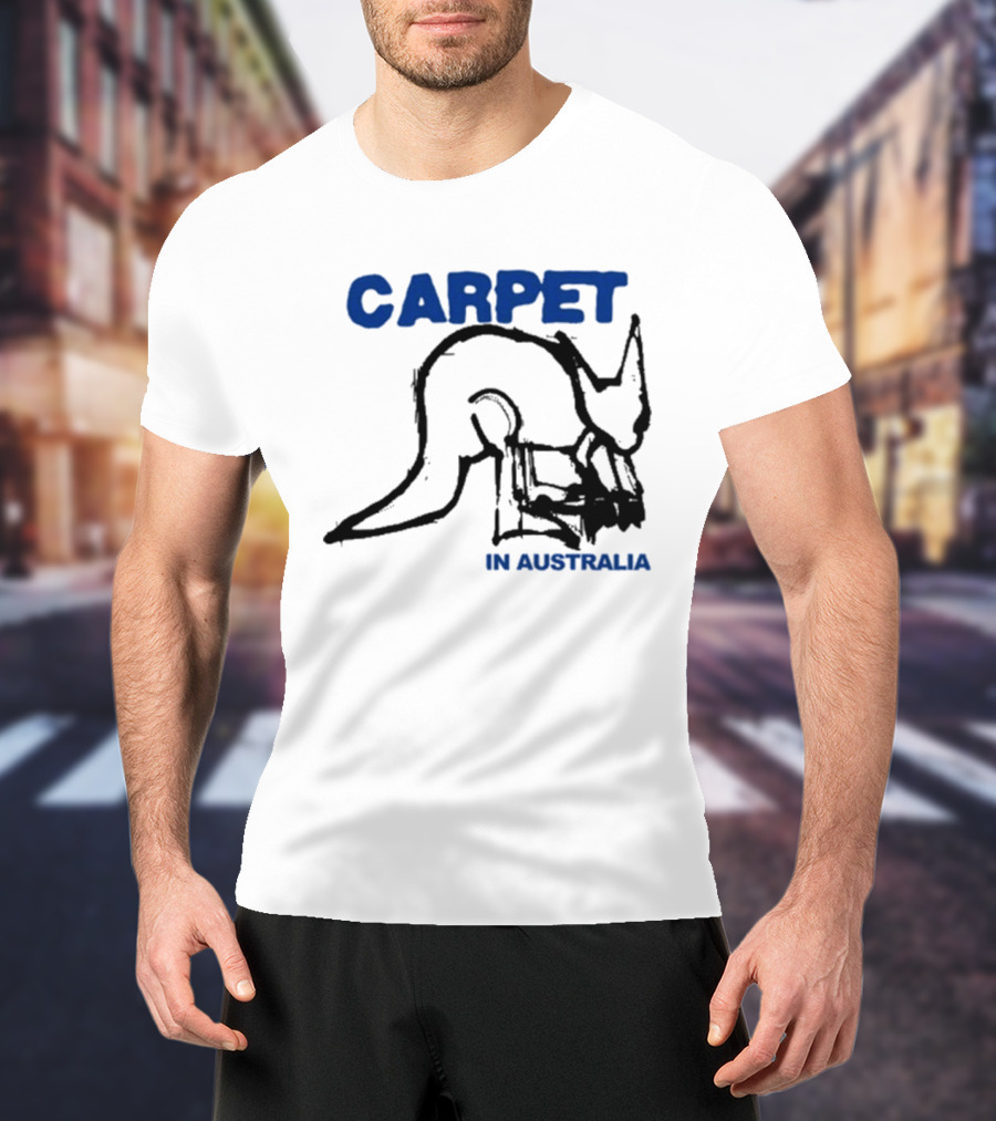CARPET Kangaroo Sketch In Australia T-Shirt