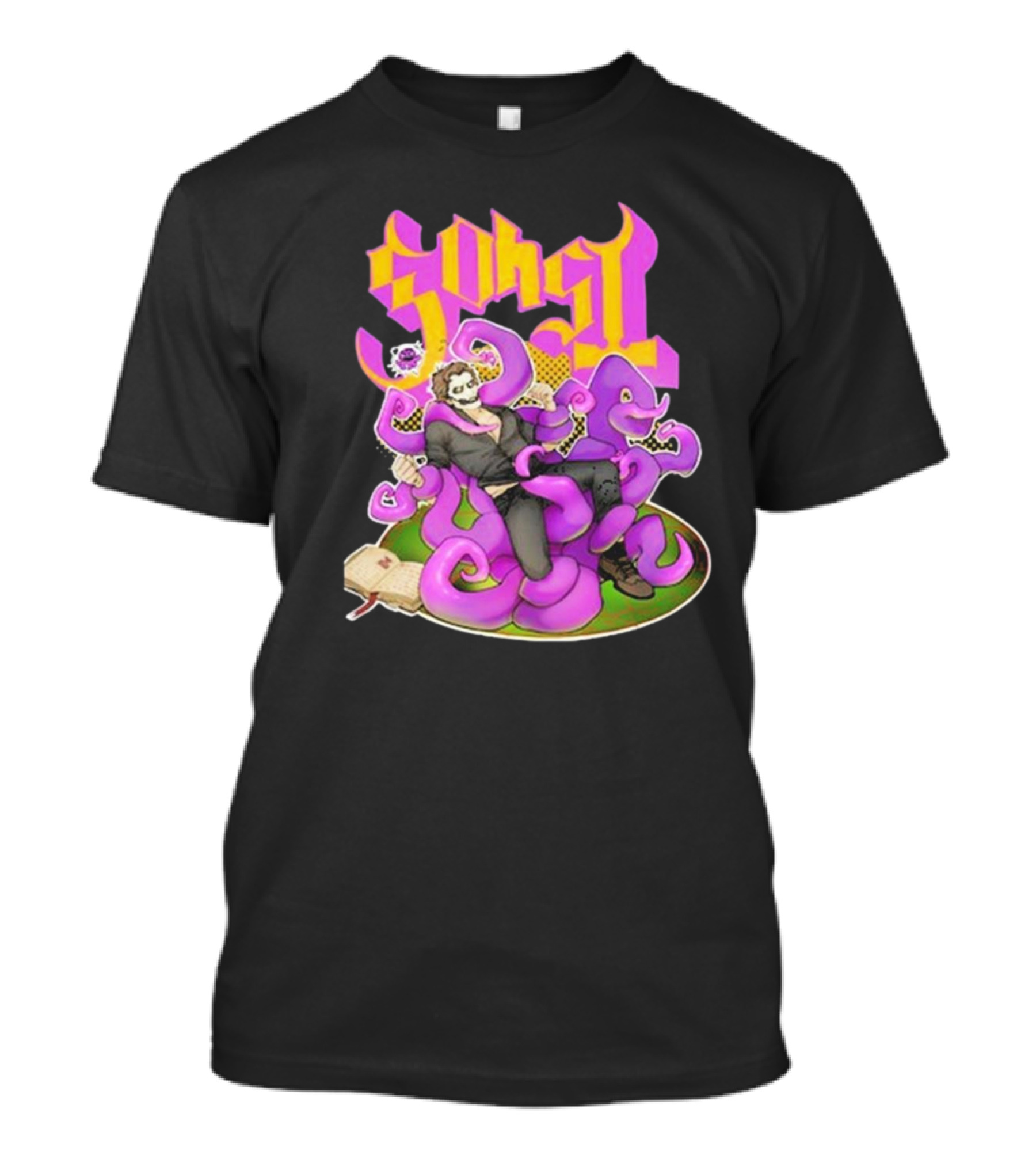 Ghost Papa Emeritus IV Kaijulz Comic Style Tentacle T-Shirt