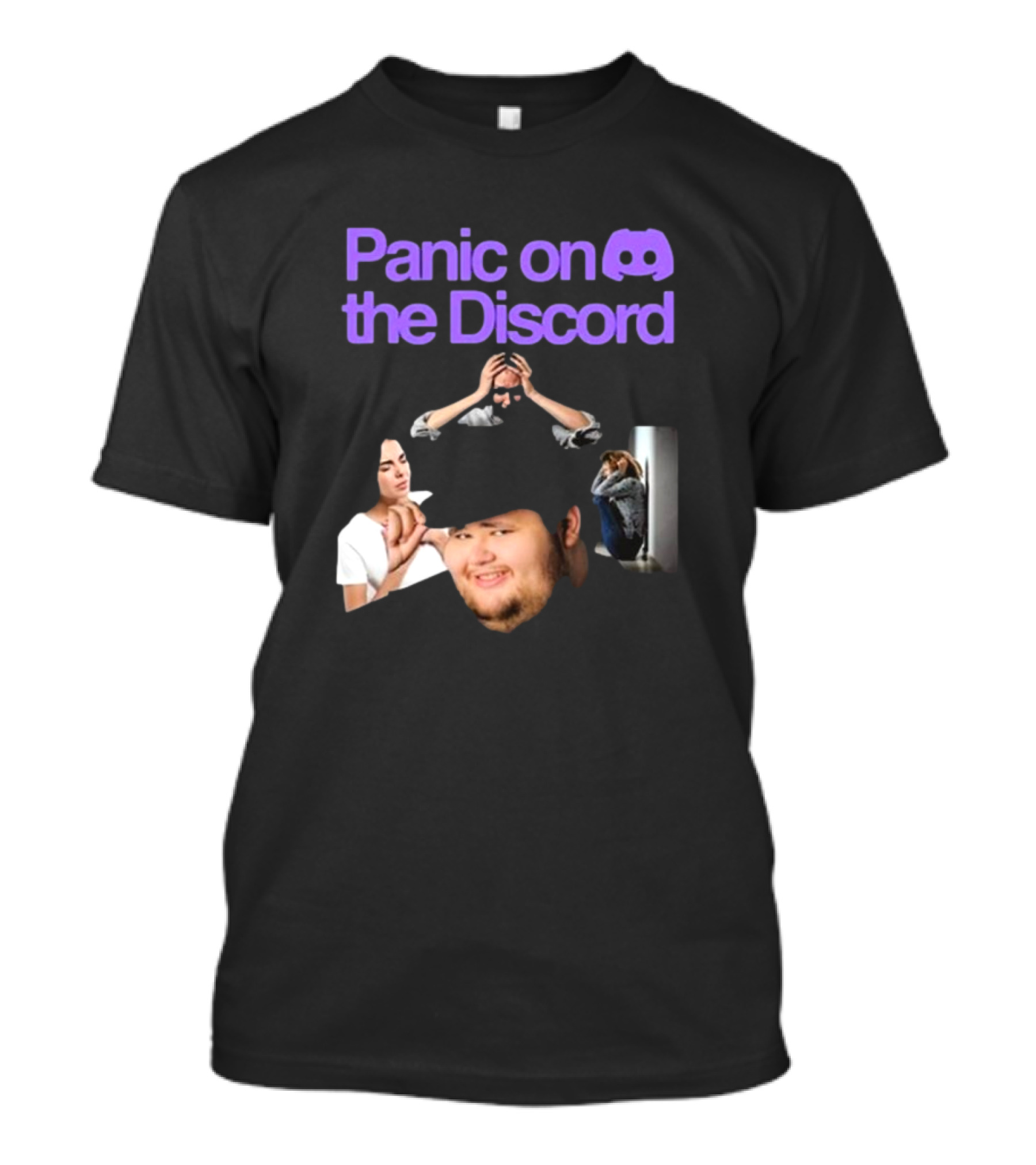 Panic On The Discord Meme Reaction Faces T-Shirt