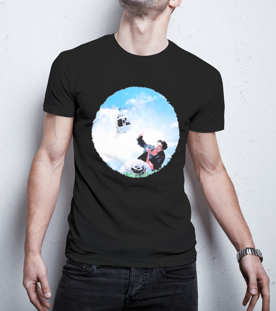 All But 6 Records Helicopter Happy Hunting T-Shirt