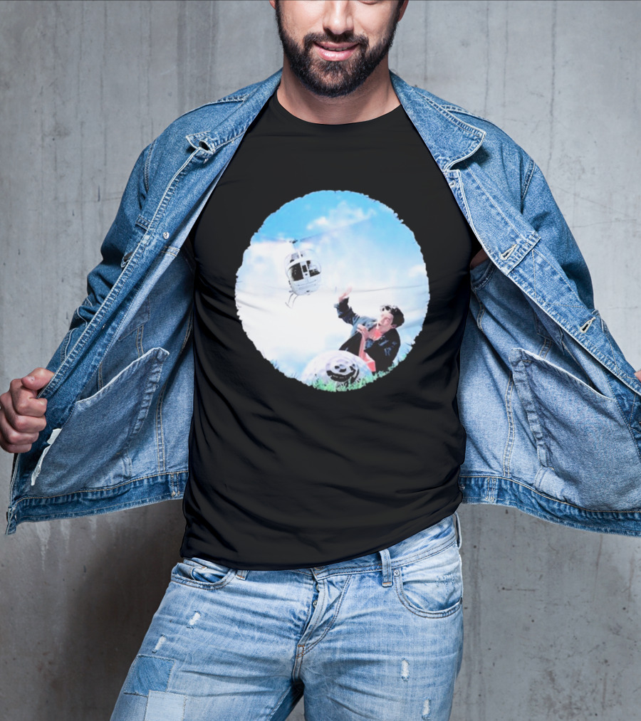 All But 6 Records Helicopter Happy Hunting T-Shirt