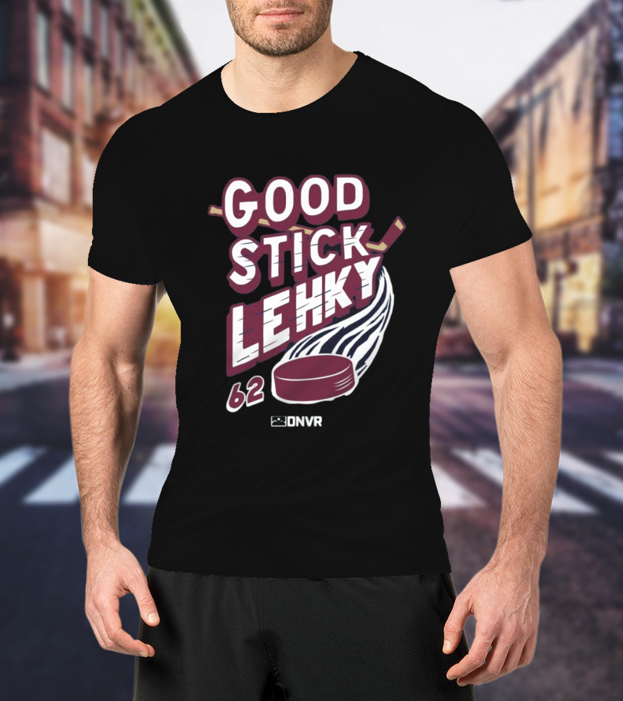 DNVR Good Stick Lehky 62 Hockey Puck And Stick T-Shirt