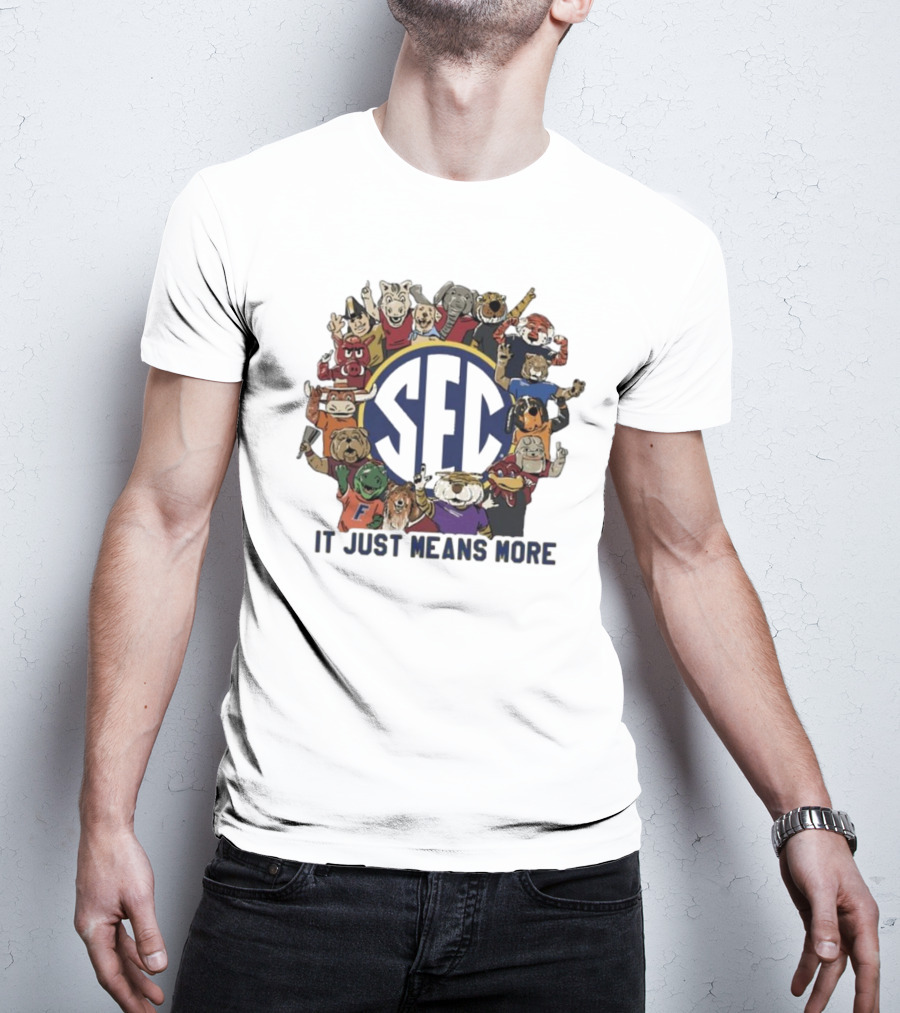LSU SEC Animal Mascots It Just Means More T-Shirt