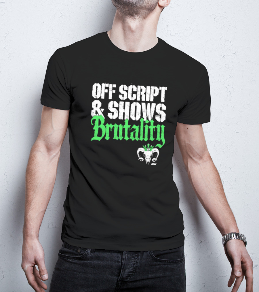 Off Script Shows Brutality Will Ospreay Vintage AEW T-Shirt