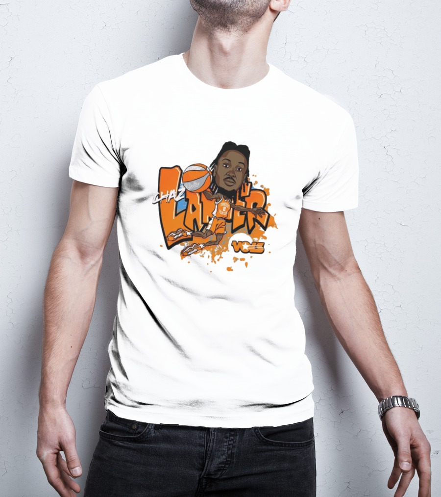 Chaz Lanier Tennessee Vols Basketball Caricature NCAA Volunteers T-Shirt