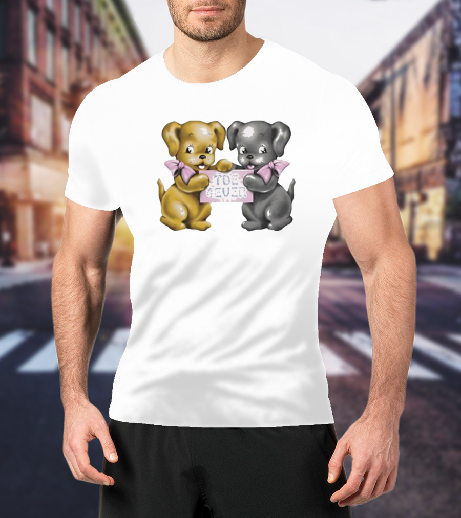 Tde Forever The Driver Era Cute Puppy Duo With Bows T-Shirt
