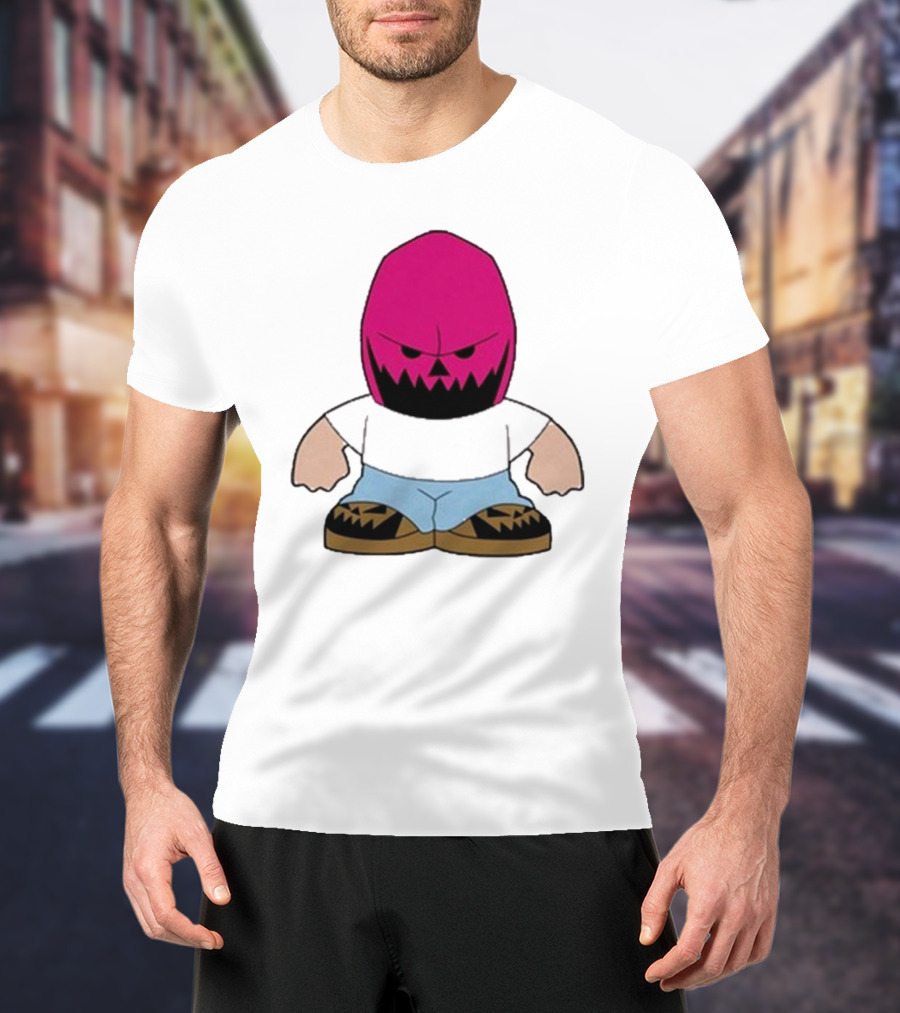 Abbitt 730 Dude Babbitt Revived Pink Mask Character T-Shirt
