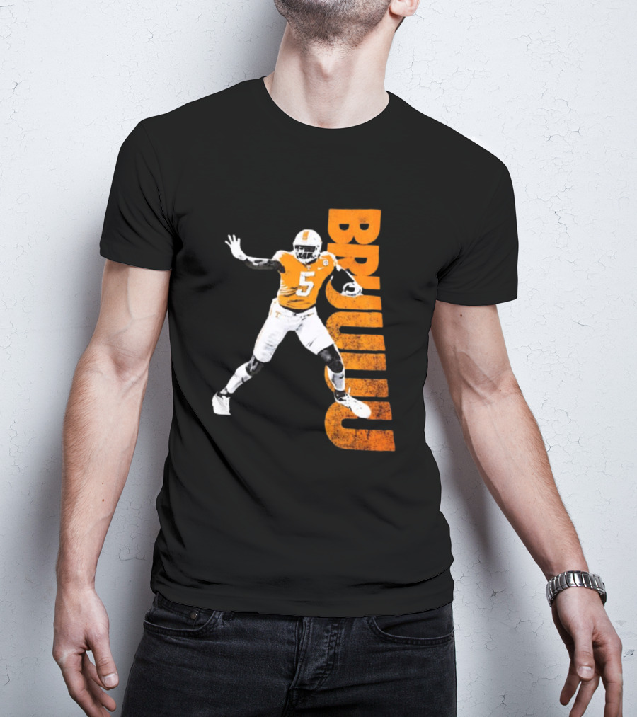 Bruuuu Tennessee Vols 5 Bru Mccoy NCAA Football Iconic T-Shirt