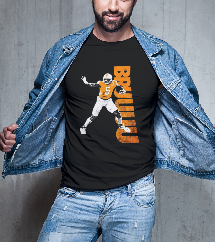 Bruuuu Tennessee Vols 5 Bru Mccoy NCAA Football Iconic T-Shirt