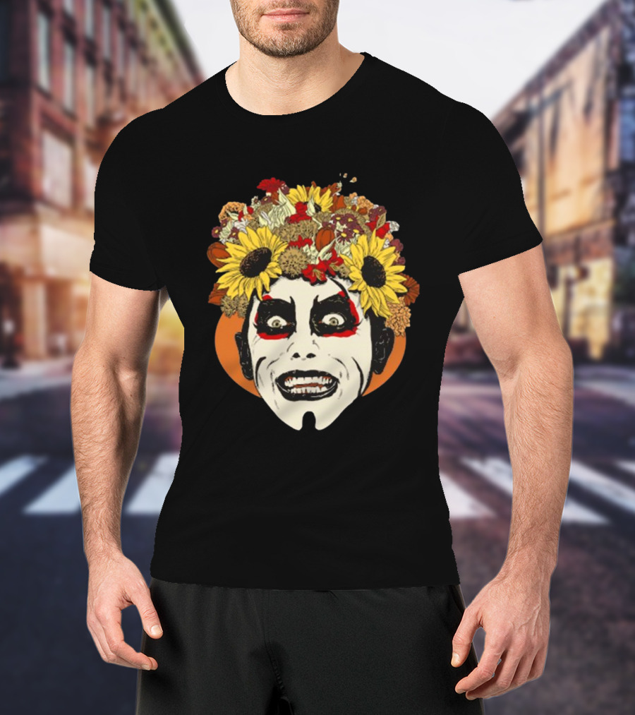 Danhausen Fallhausen Sunflower Face Paint WWE Wrestling T-Shirt