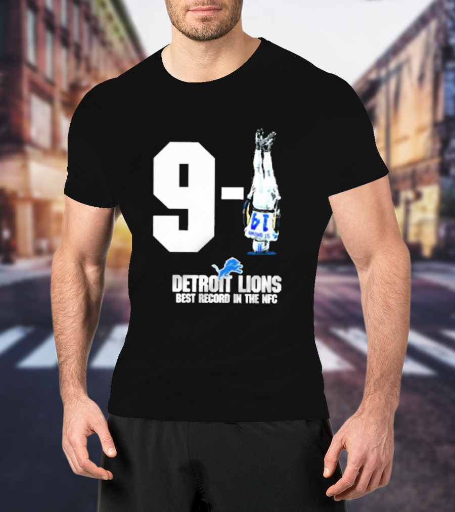 Onepride 9 1 Detroit Lions Best Record In The NFC T-Shirt