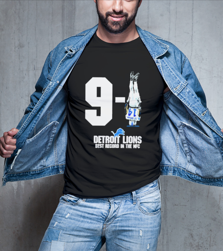 Onepride 9 1 Detroit Lions Best Record In The NFC T-Shirt