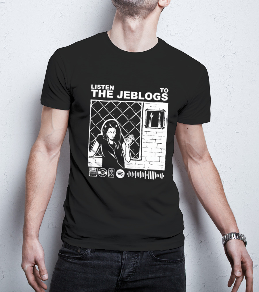 Listen To The Jeblogs Music Streaming Icons T-Shirt