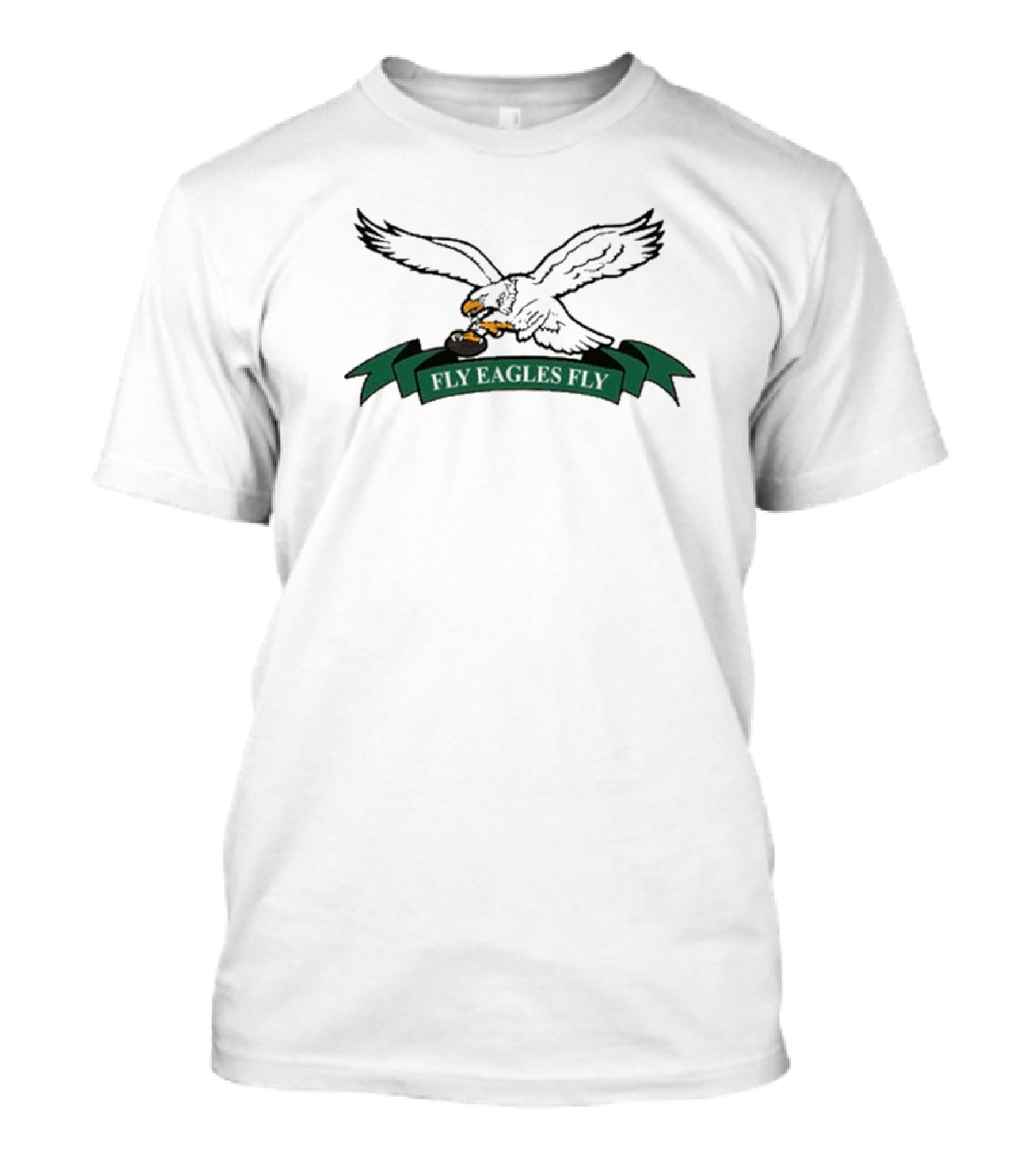Fly Eagles Fly Golf Motif T-Shirt