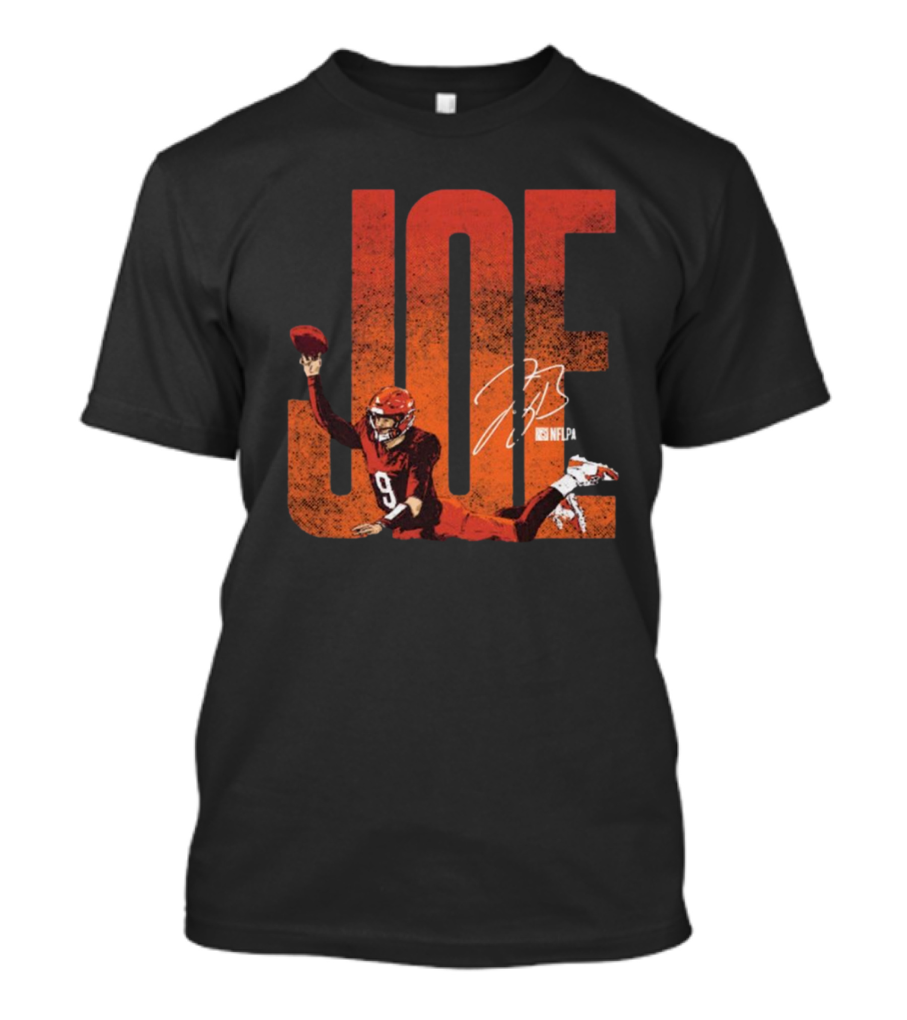 Joe Burrow NFLPA Cincinnati Bengals Signature Pass Vintage T-Shirt