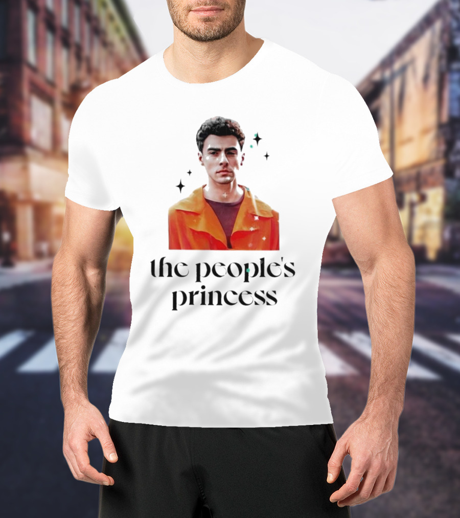 Luigi Mangione The People's Princess Sparkling Portrait T-Shirt