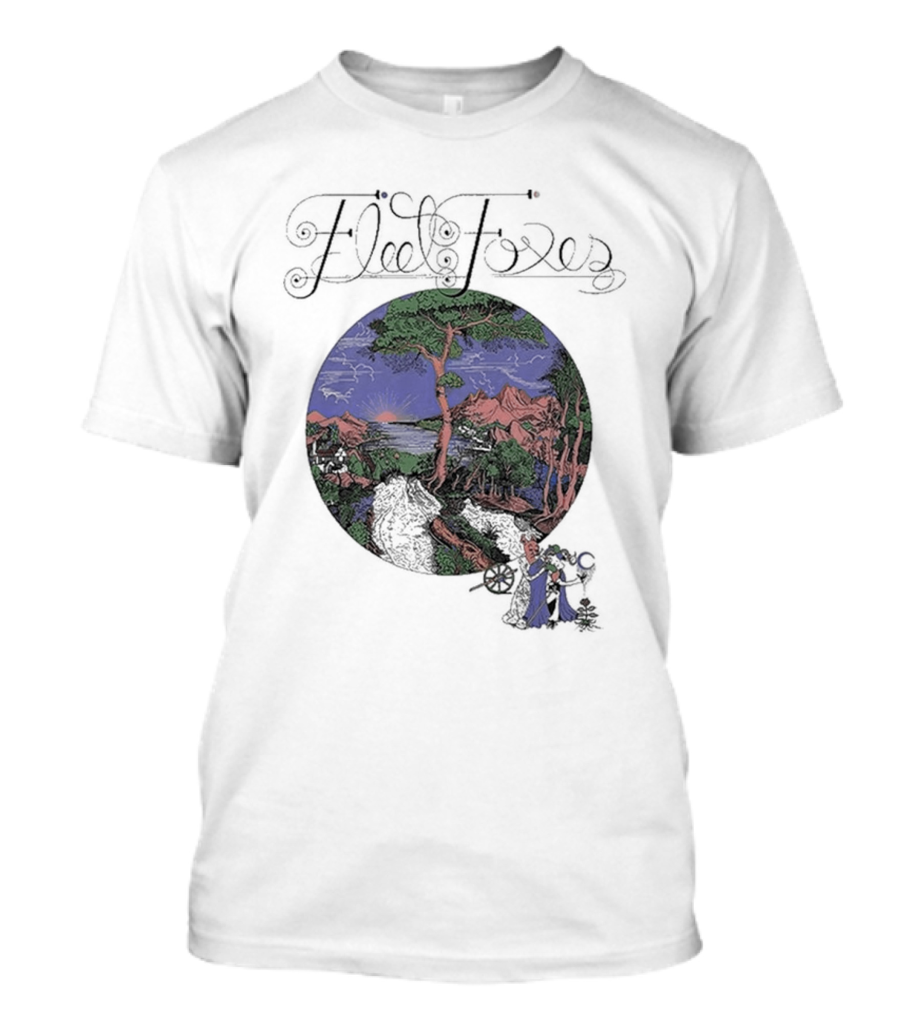 Fleet Foxes Sun Giant Album Cover Art Scenic Landscape T-Shirt