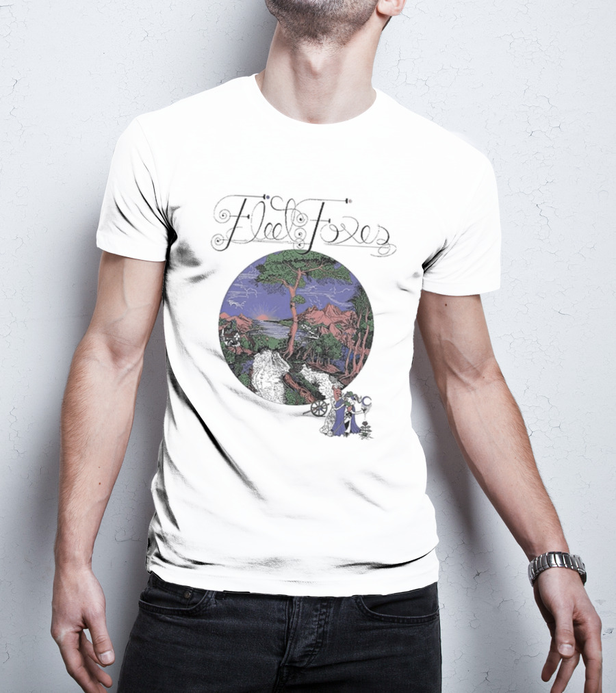 Fleet Foxes Sun Giant Album Cover Art Scenic Landscape T-Shirt