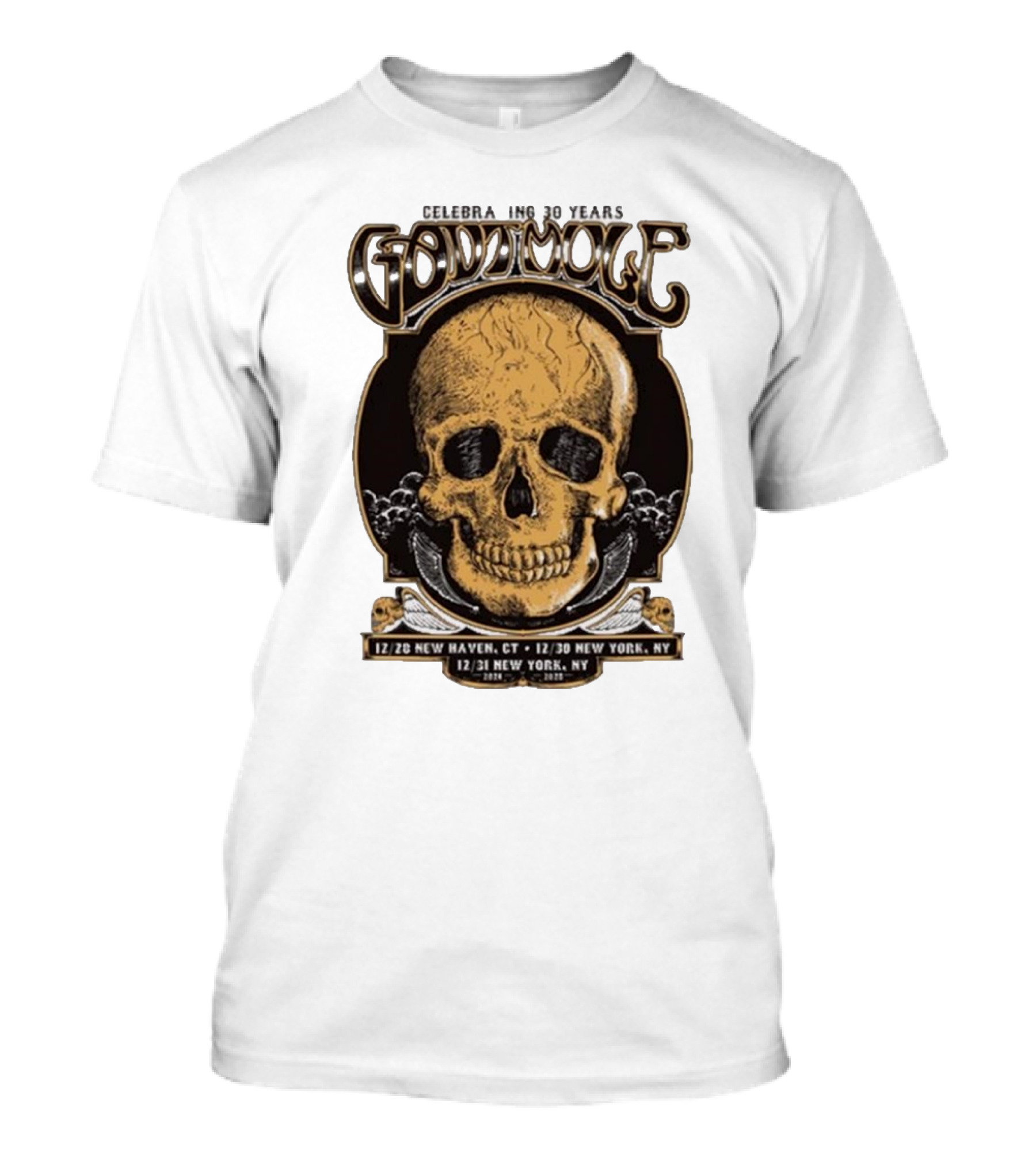 Gov’t Mule Celebrating 30 Years NYE Shows Dec 28 New Haven CT And Dec 30-31 New York NY T-Shirt