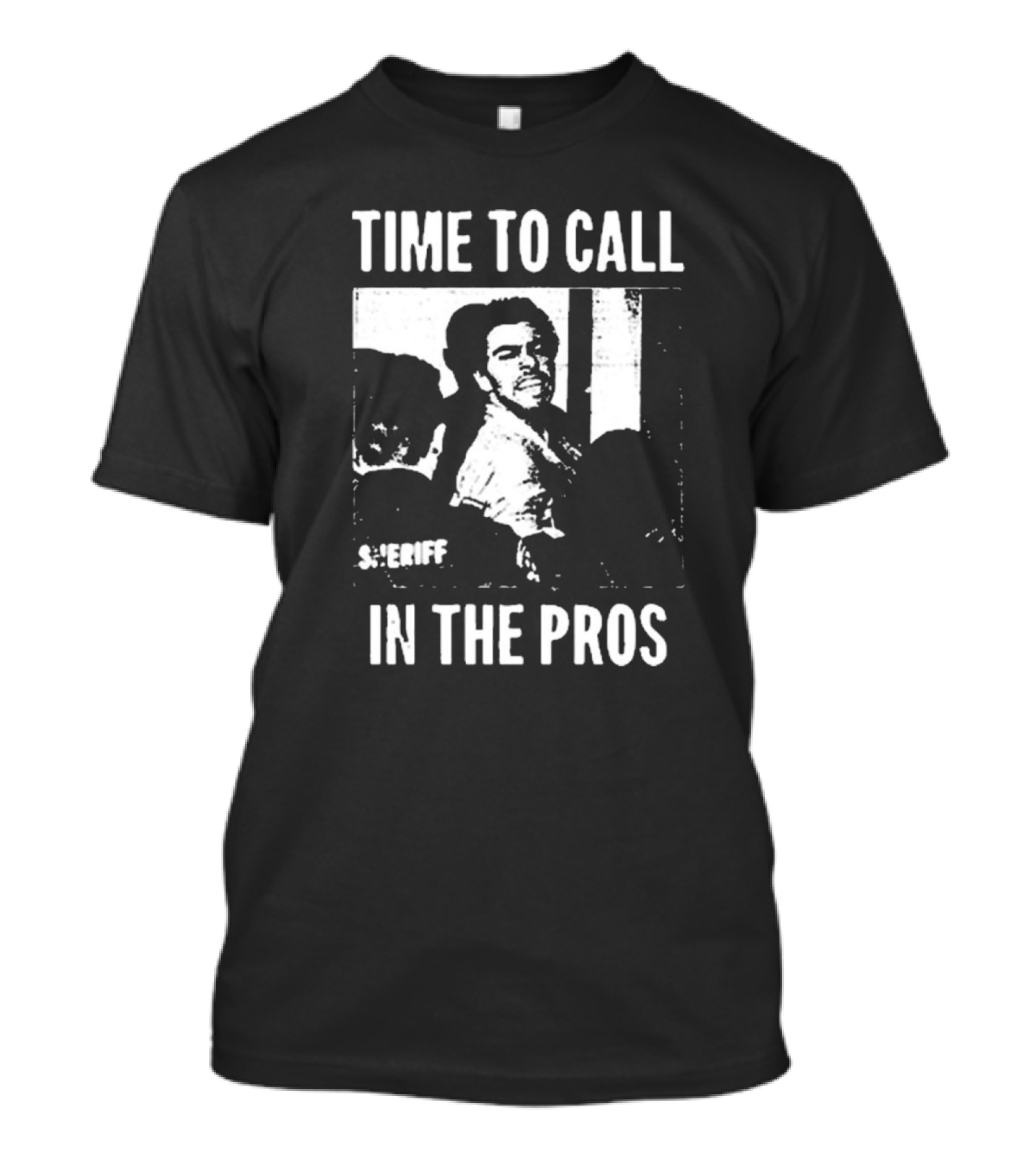 Time To Call In The Pros Sheriff Luigi Mangione T-Shirt