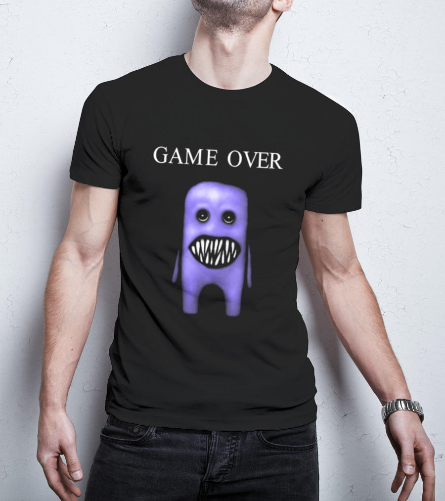 GAME OVER Fuwatti Aooni Purple Monster T-Shirt